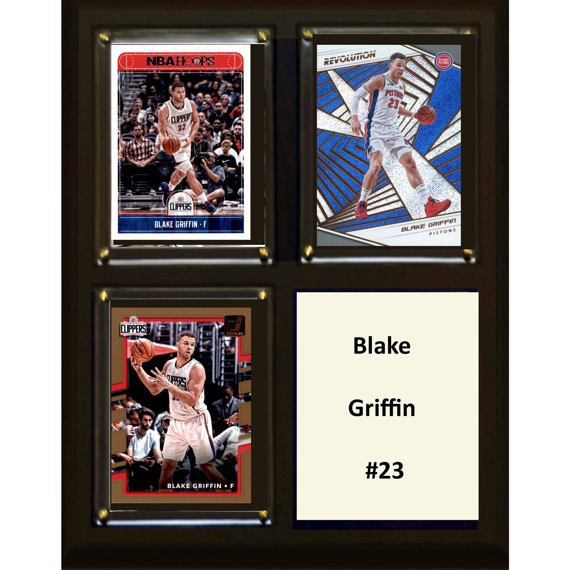 Picture of C&I Collectables 810BLGRIFFEN NBA 6 x 8 in. Blake Griffen Detroit Pistons Two Card Plaque