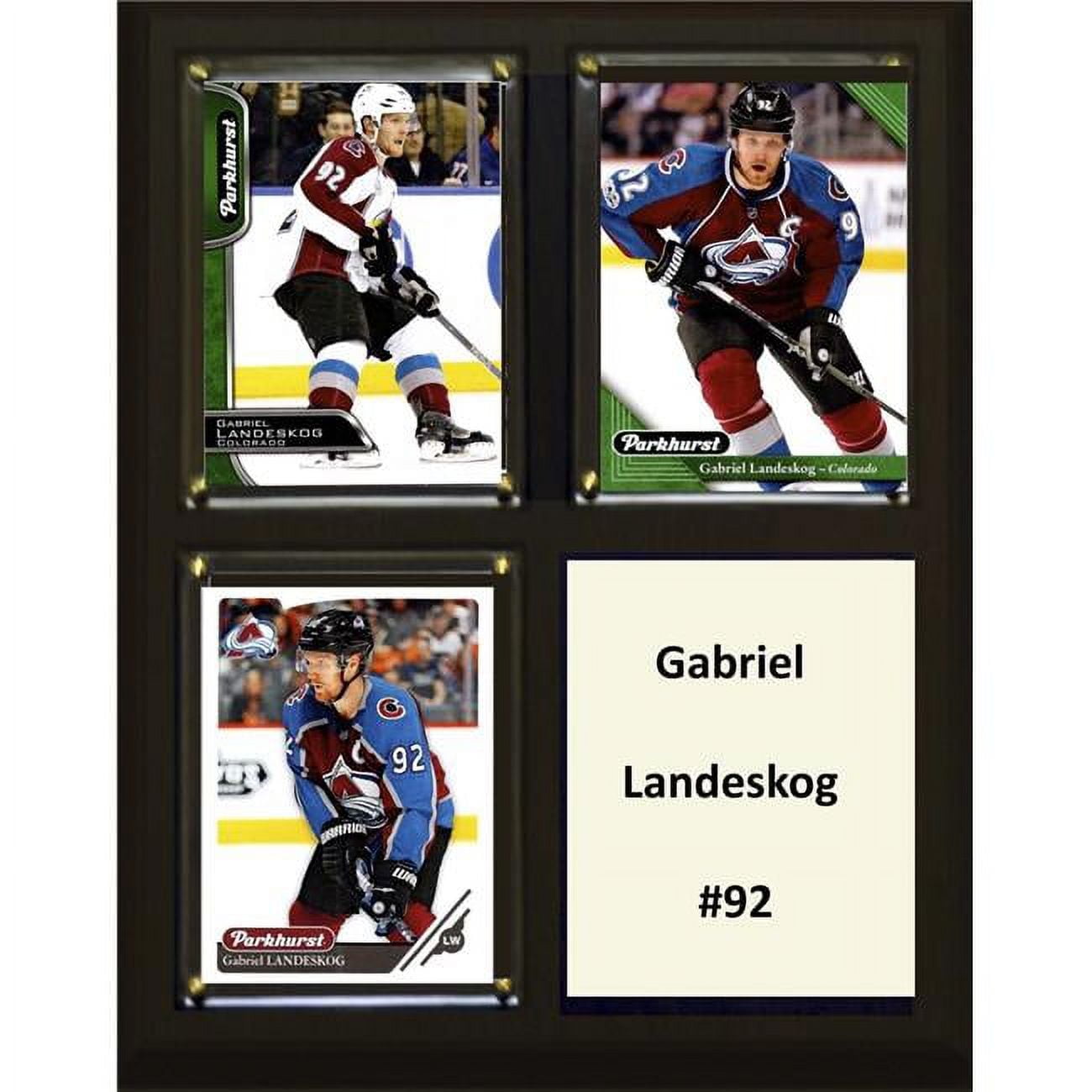 Picture of C&I Collectables 810LANDESKOG NHL 6 x 8 in. Gabriel Landeskog Colorado Avalanche Two Card Plaque