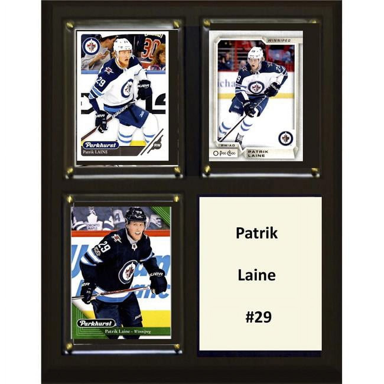 Picture of C&I Collectables 810LAINE NHL 6 x 8 in. Patrik Laine Winnipeg Jets Two Card Plaque