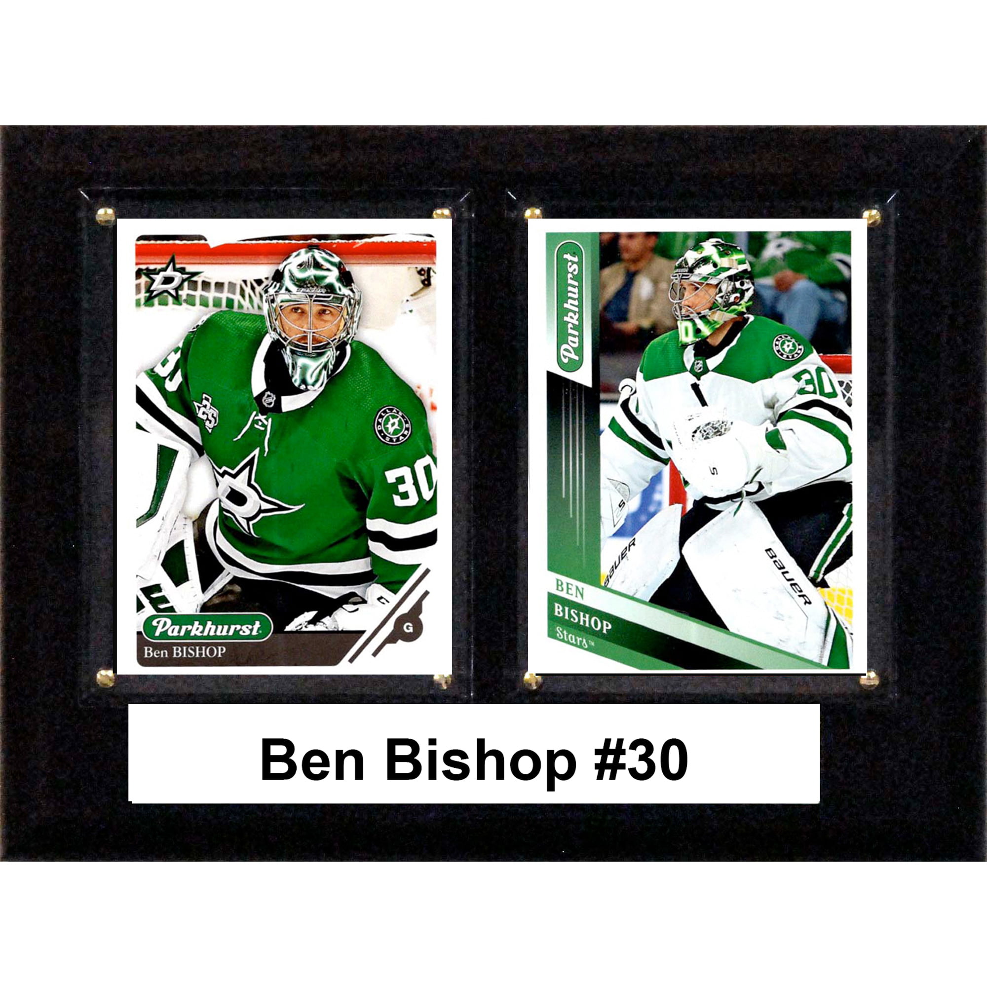 Picture of C&I Collectables 68BISHOPST 6 x 8 in. NHL Ben Bishop Dallas Stars Two Card Plaque