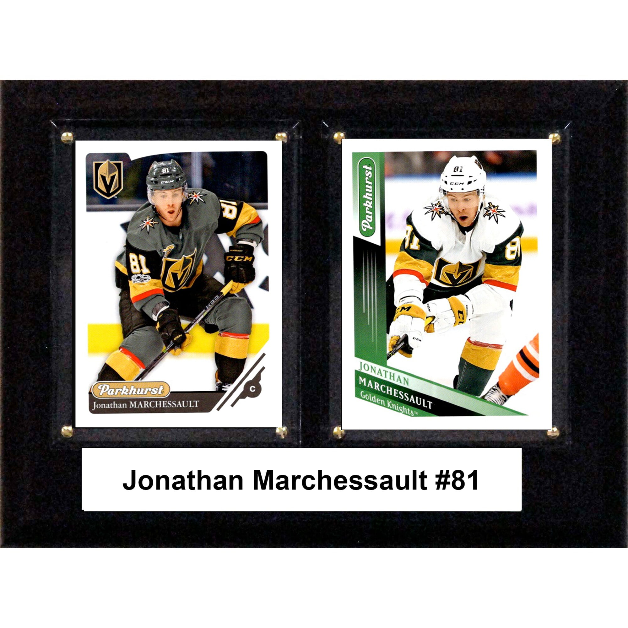 Picture of C&I Collectables 68MARCHESS 6 x 8 in. NHL Jonathan Marchessault Las Vegas Golden Knights Two Card Plaque