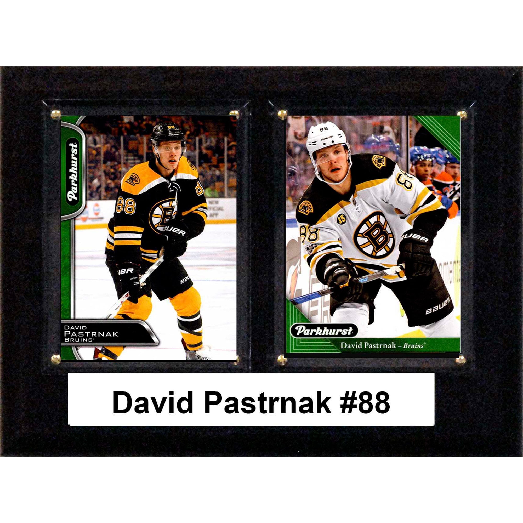 Picture of C&I Collectables 68PASTRNAK 6 x 8 in. NHL David Pastrnak Boston Bruins Two Card Plaque