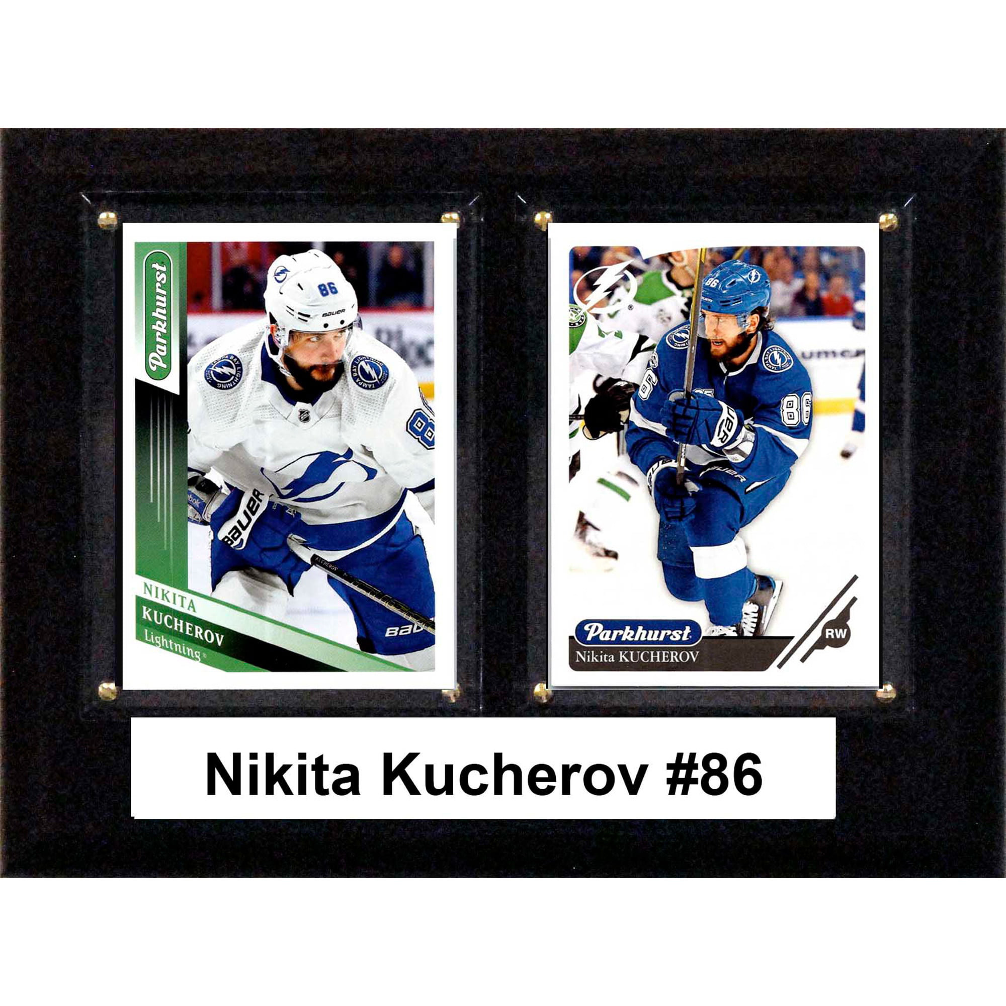 Picture of C&I Collectables 68KUCHEROV 6 x 8 in. NHL Nikita Kucherov Tampa Bay Lightning Two Card Plaque