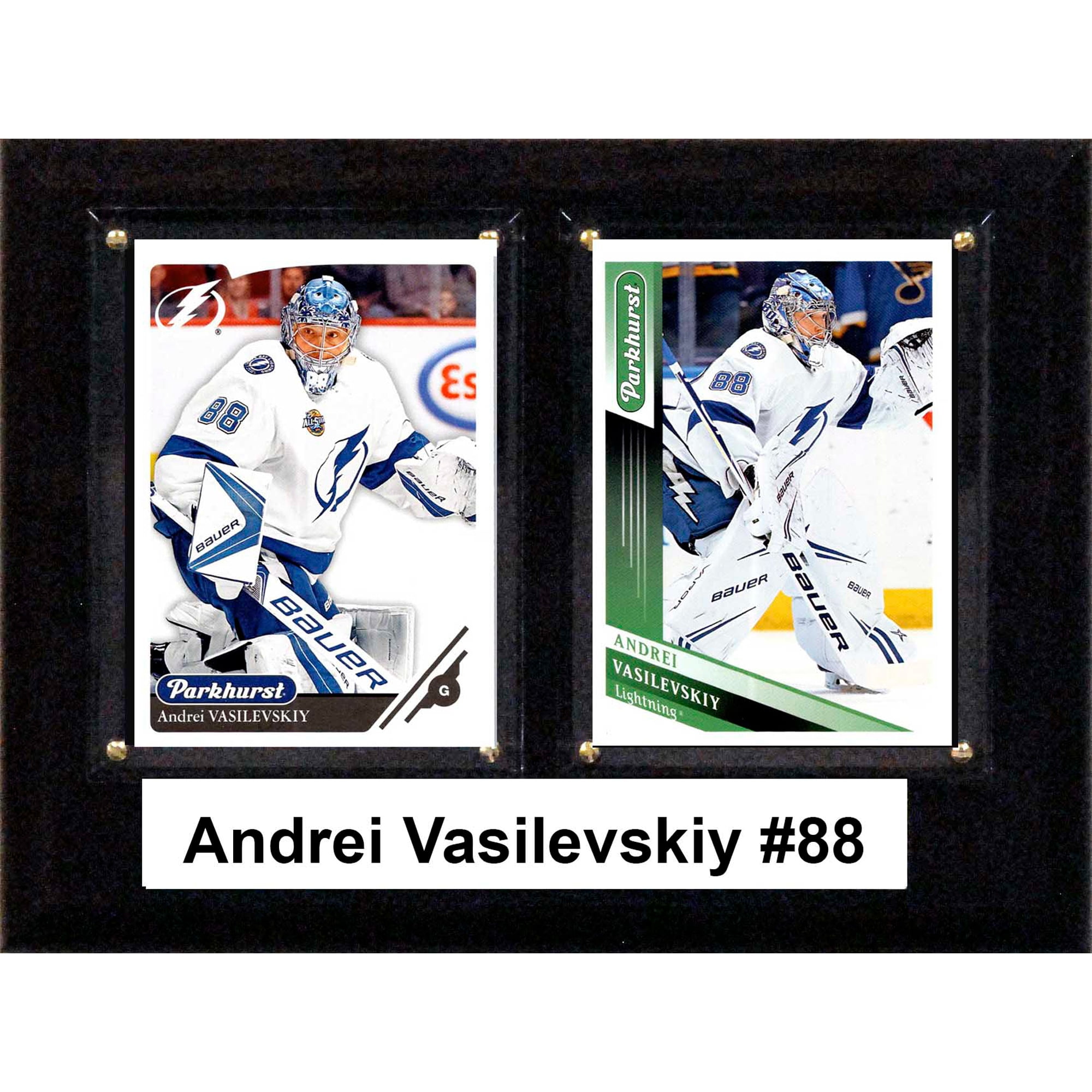 Picture of C&I Collectables 68VASILEVSKIY 6 x 8 in. NHL Andrei Vasilevskiy Tampa Bay Lightning Two Card Plaque