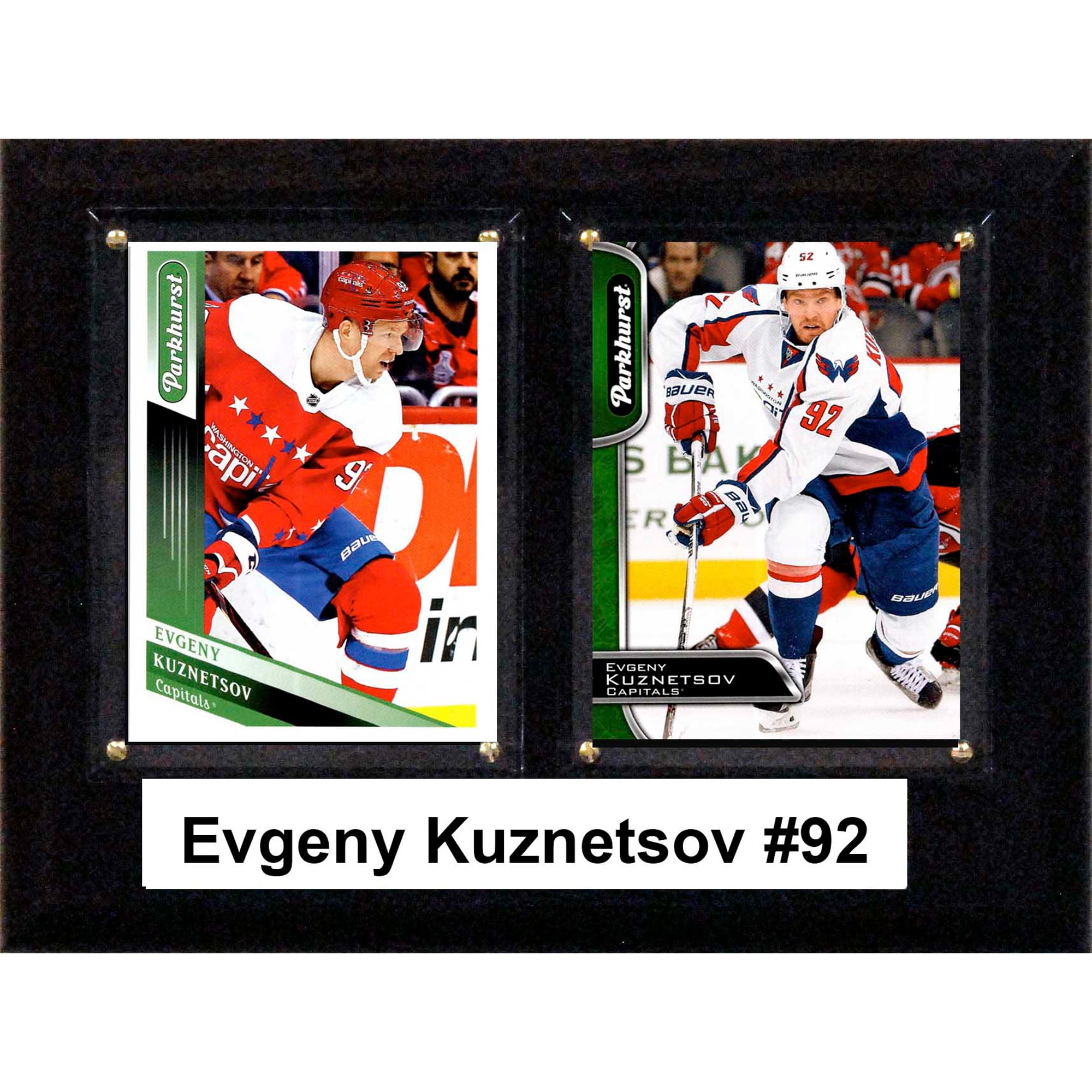 Picture of C&I Collectables 68KUZNETSOV 6 x 8 in. NHL Evgeny Kuznetsov Washington Capitals Two Card Plaque