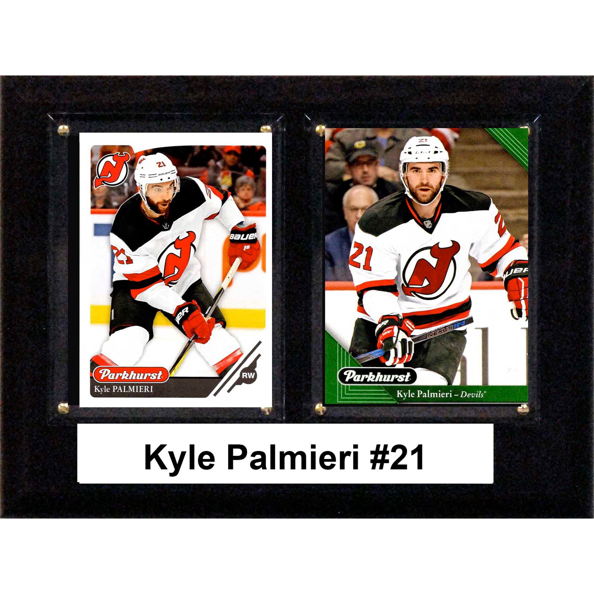 Picture of C&I Collectables 68PALMEIRI 6 x 8 in. NHL Kyle Palmieri New Jersey Devils Two Card Plaque