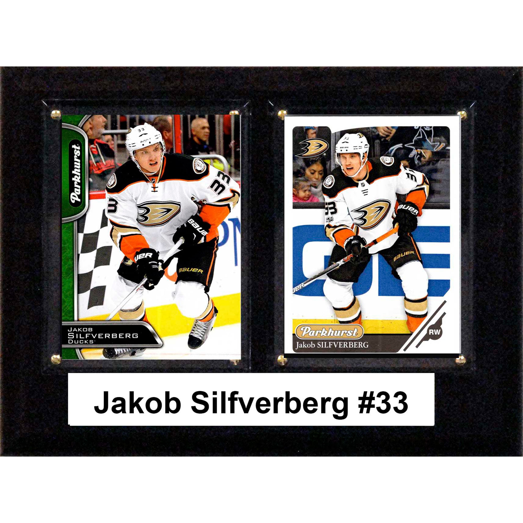 Picture of C&I Collectables 68SILFVERBERG 6 x 8 in. NHL Jakob Silfverberg Anaheim Ducks Two Card Plaque