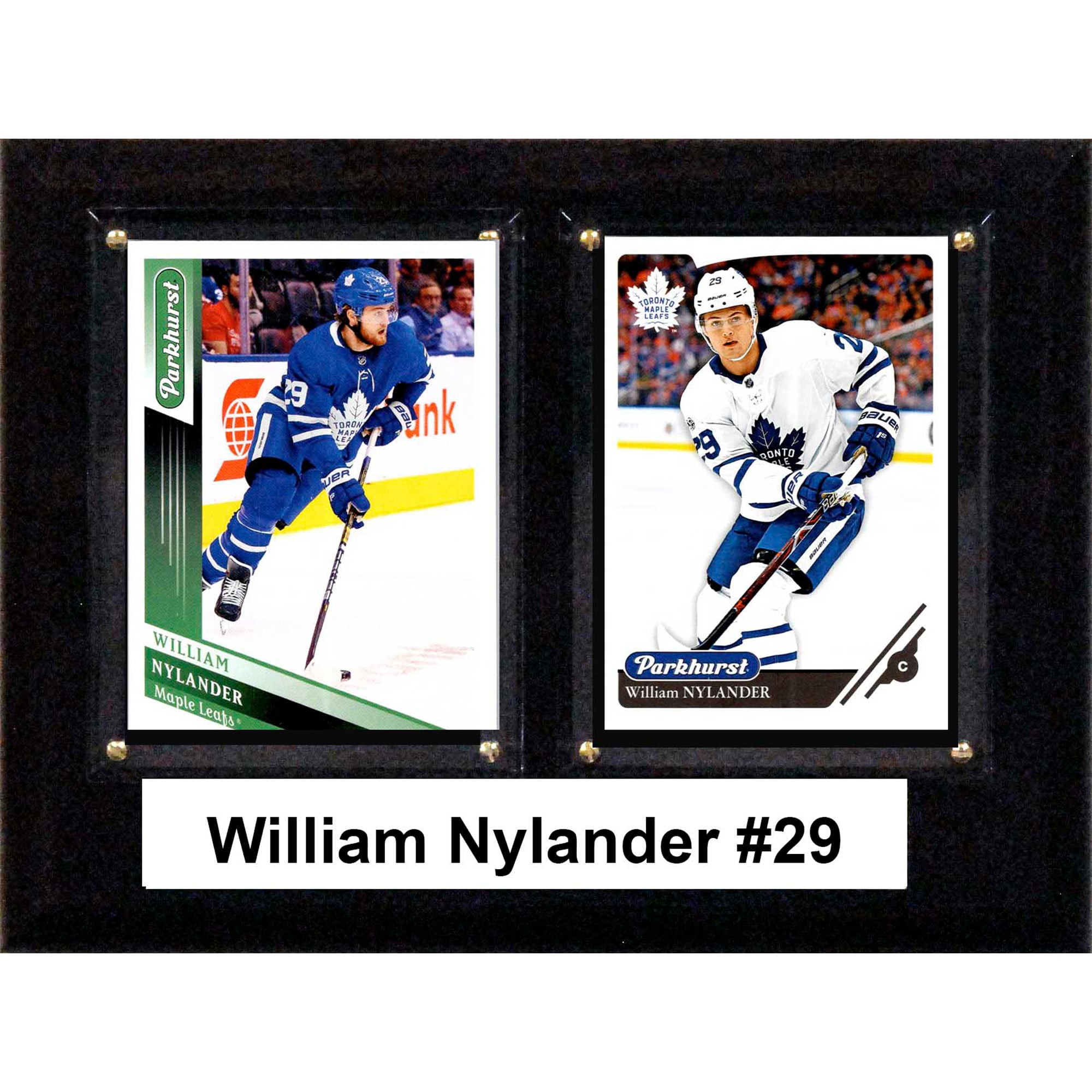 Picture of C&I Collectables 68WNYLANDER 6 x 8 in. NHL William Nylander Toronto Maple Leafs Two Card Plaque