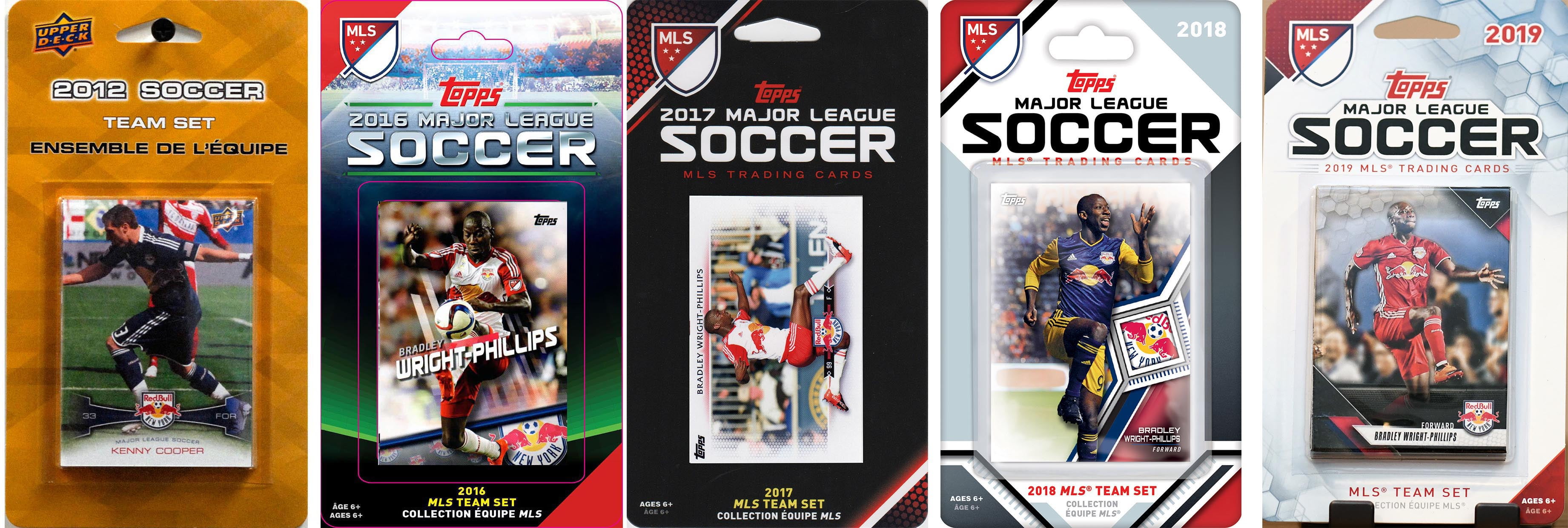 Picture of C&I Collectables RBULLS519TS MLS New York Red Bulls 5 Different Licensed Trading Card Team Set