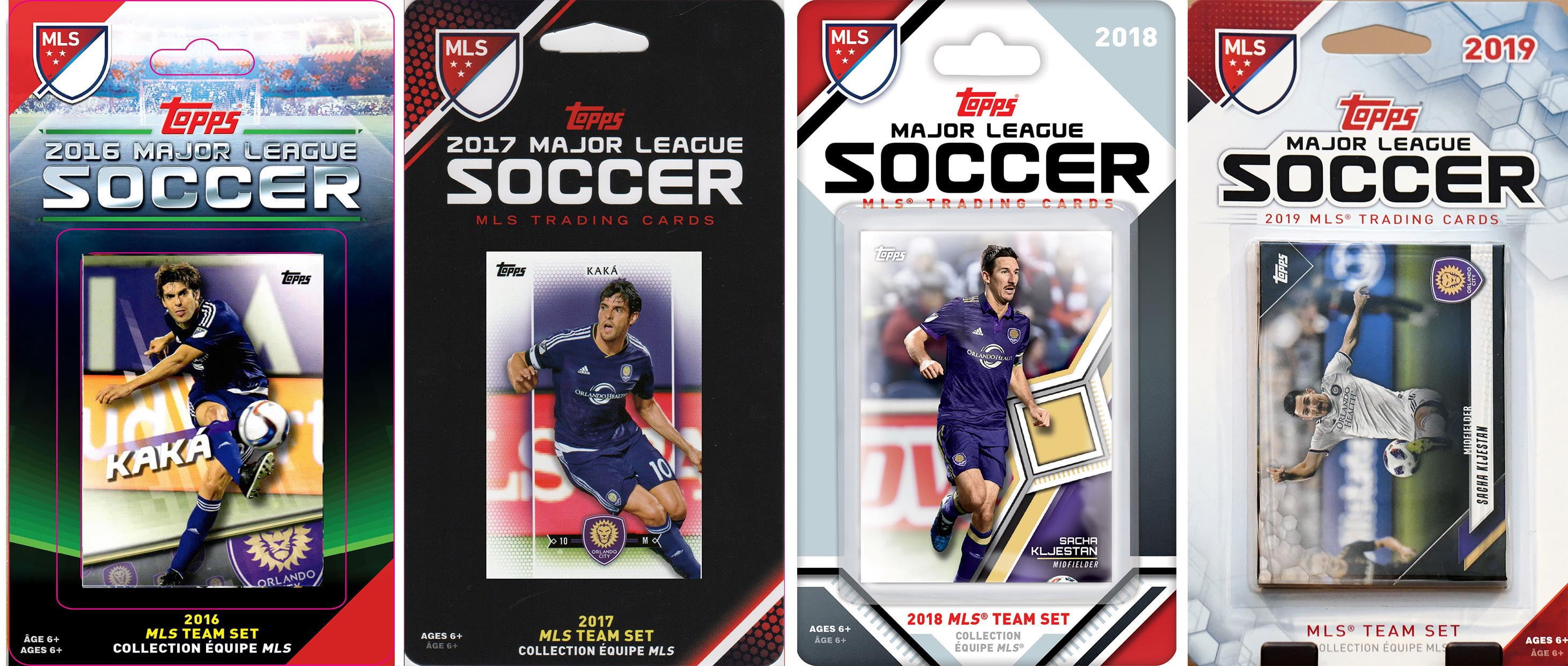 Picture of C&I Collectables ORLFC419TS MLS Orlando FC 4 Different Licensed Trading Card Team Set