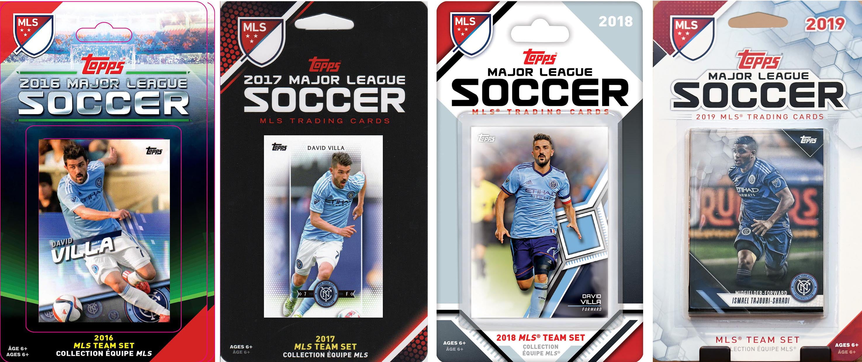 Picture of C&I Collectables NYCFC419TS MLS New York City FC 4 Different Licensed Trading Card Team Set