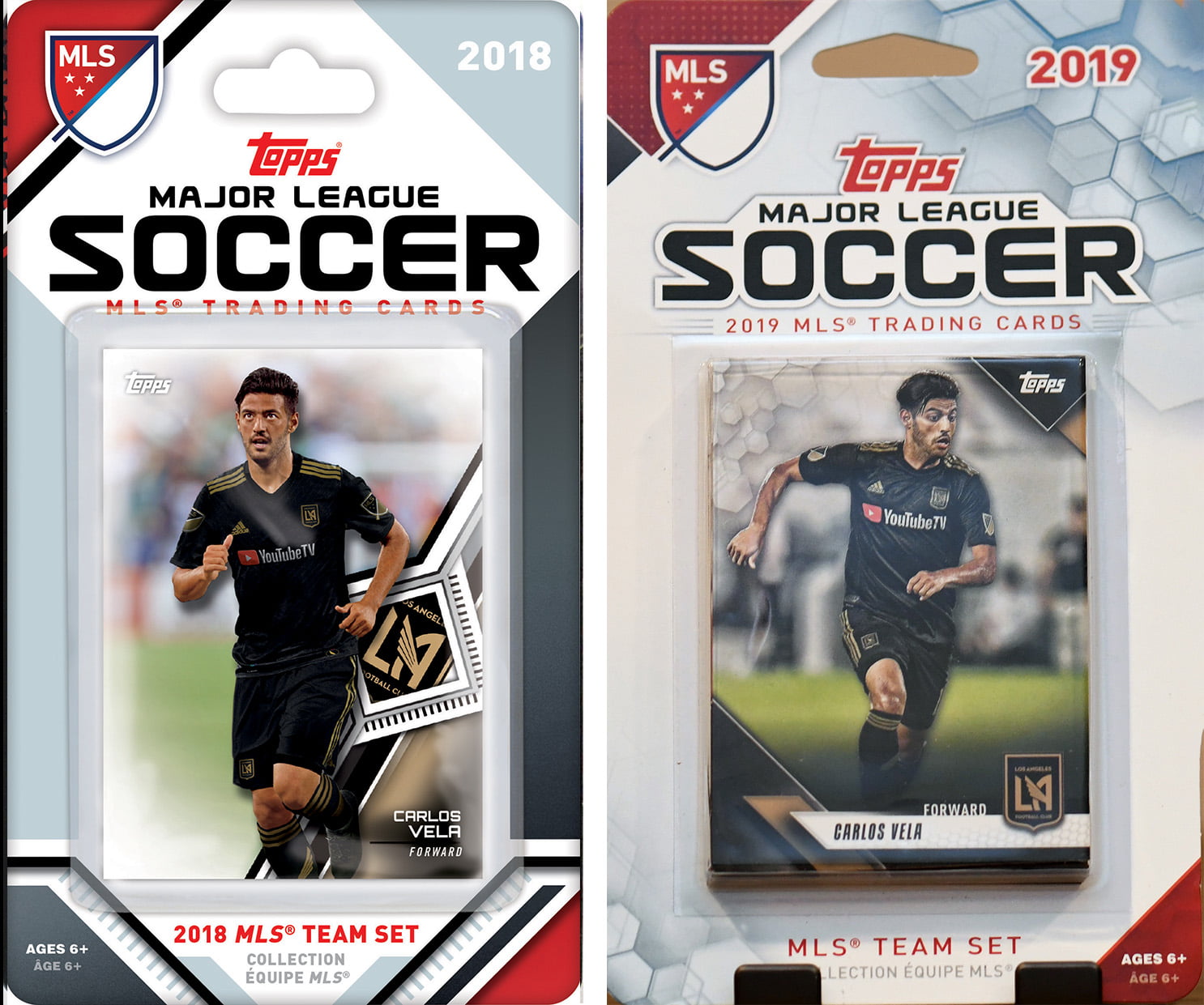 Picture of C&I Collectables LAFC219TS MLS Los Angeles FC 2 Different Licensed Trading Card Team Set