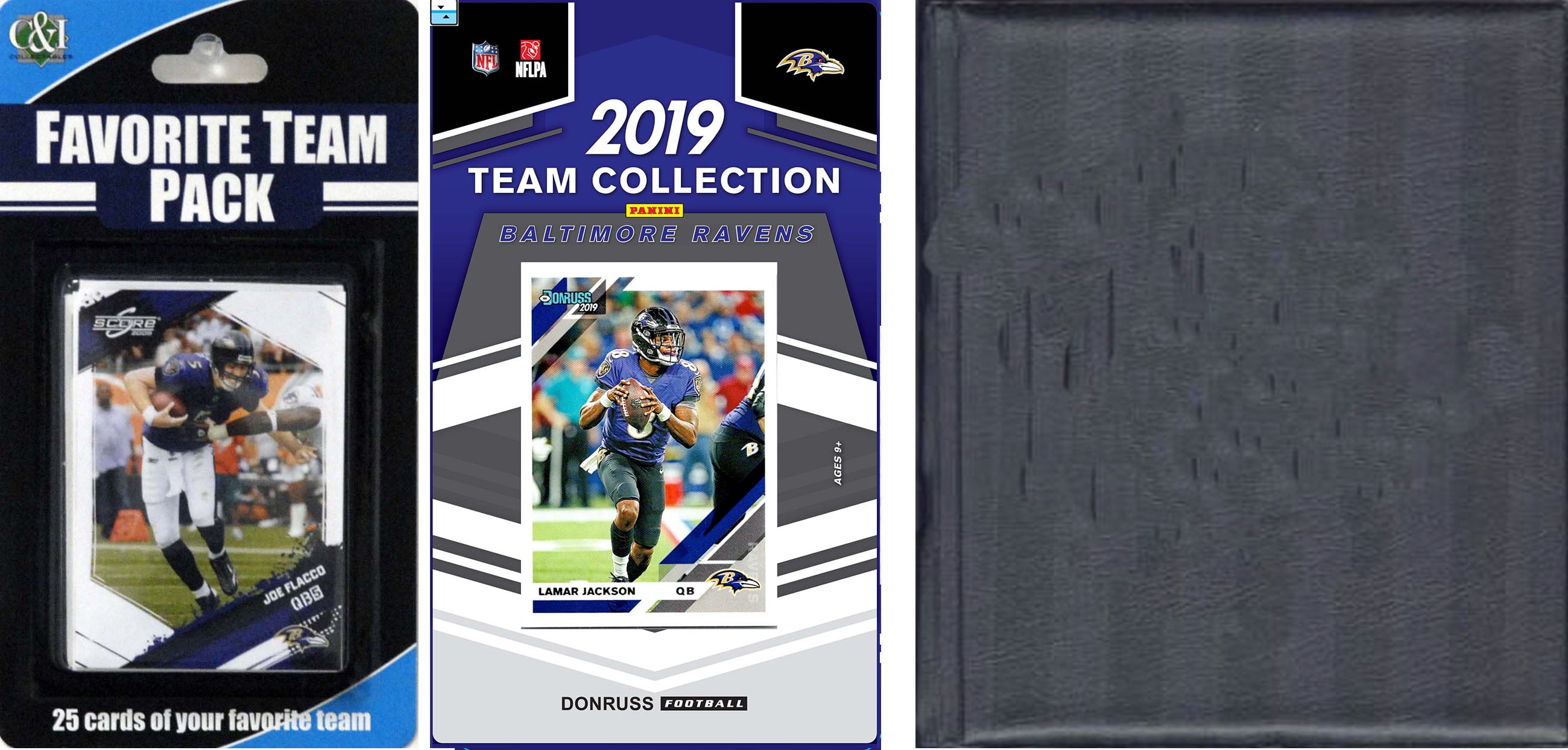 Picture of C&I Collectables 2019RAVENTSC NFL Baltimore Ravens Licensed 2019 Score Team Set & Favorite Player Trading Card Pack Plus Storage Album