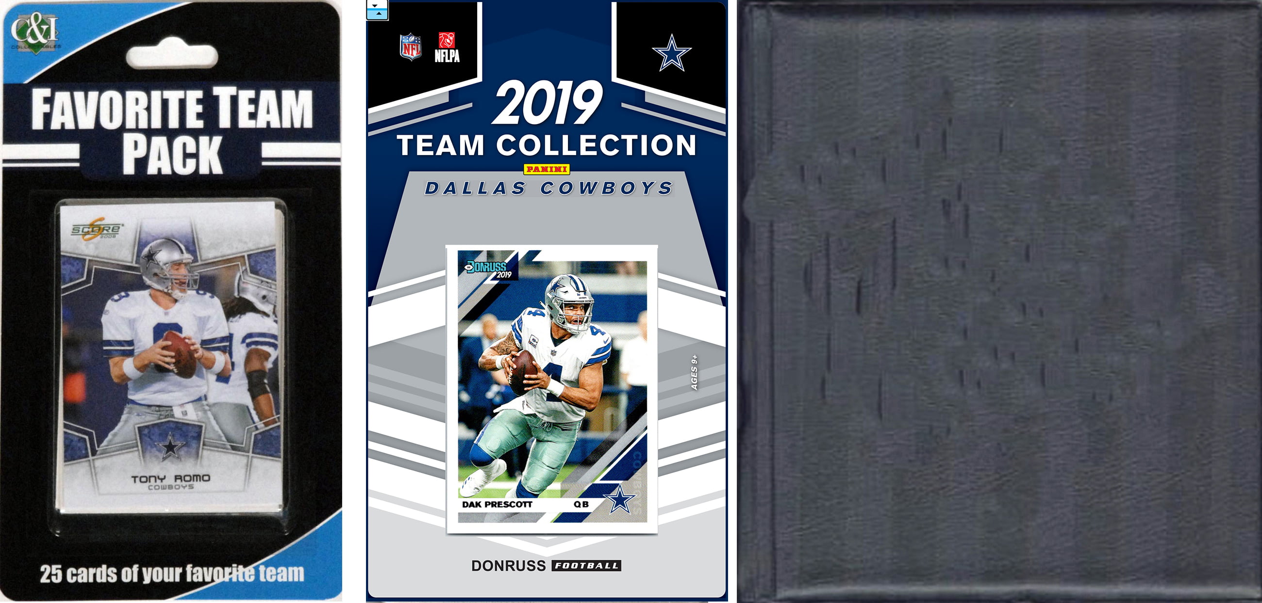 Picture of C&I Collectables 2019COWBOYSTSC NFL Dallas Cowboys Licensed 2019 Score Team Set & Favorite Player Trading Card Pack Plus Storage Album