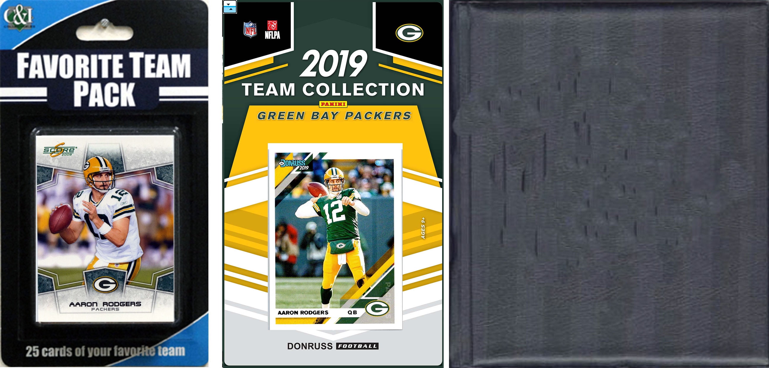 Picture of C&I Collectables 2019PACKERSTSC NFL Green Bay Packers Licensed 2019 Score Team Set & Favorite Player Trading Card Pack Plus Storage Album