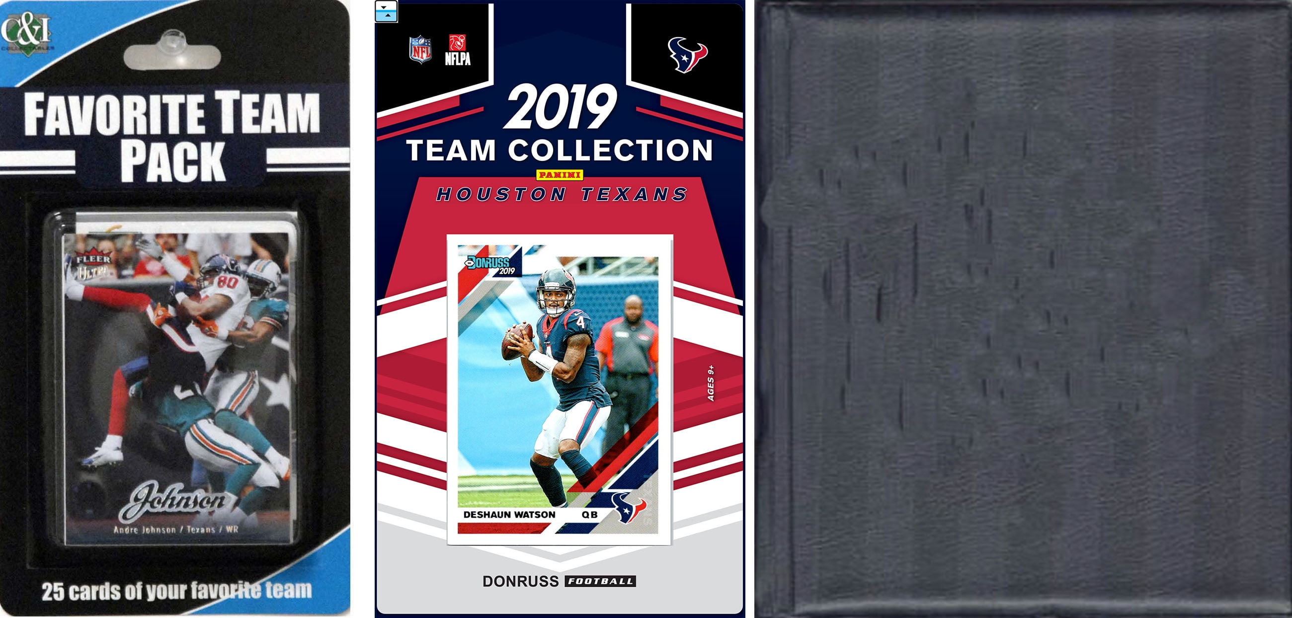 Picture of C&I Collectables 2019TEXANSTSC NFL Houston Texans Licensed 2019 Score Team Set & Favorite Player Trading Card Pack Plus Storage Album