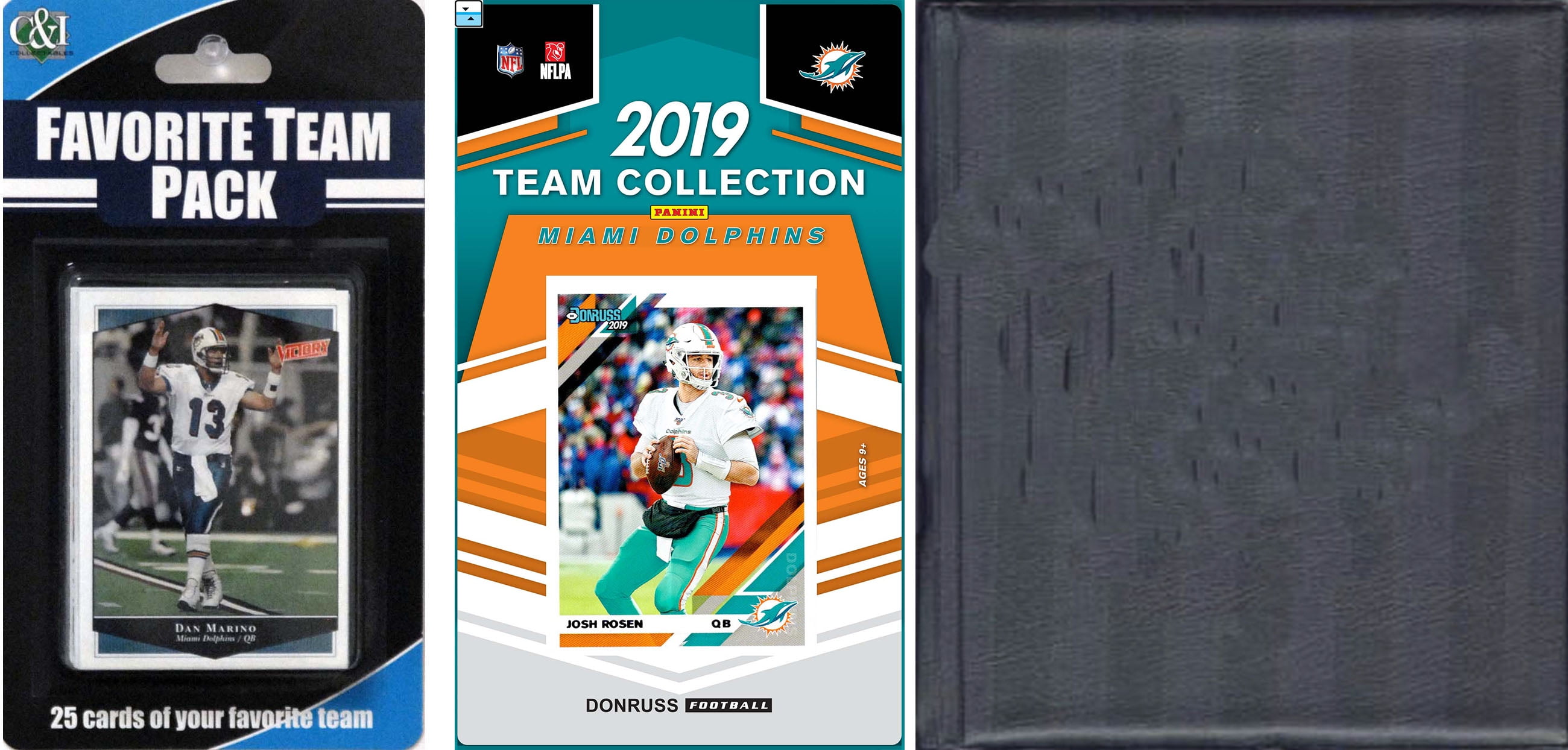 Picture of C&I Collectables 2019DOLPHINSTSC NFL Miami Dolphins Licensed 2019 Score Team Set & Favorite Player Trading Card Pack Plus Storage Album