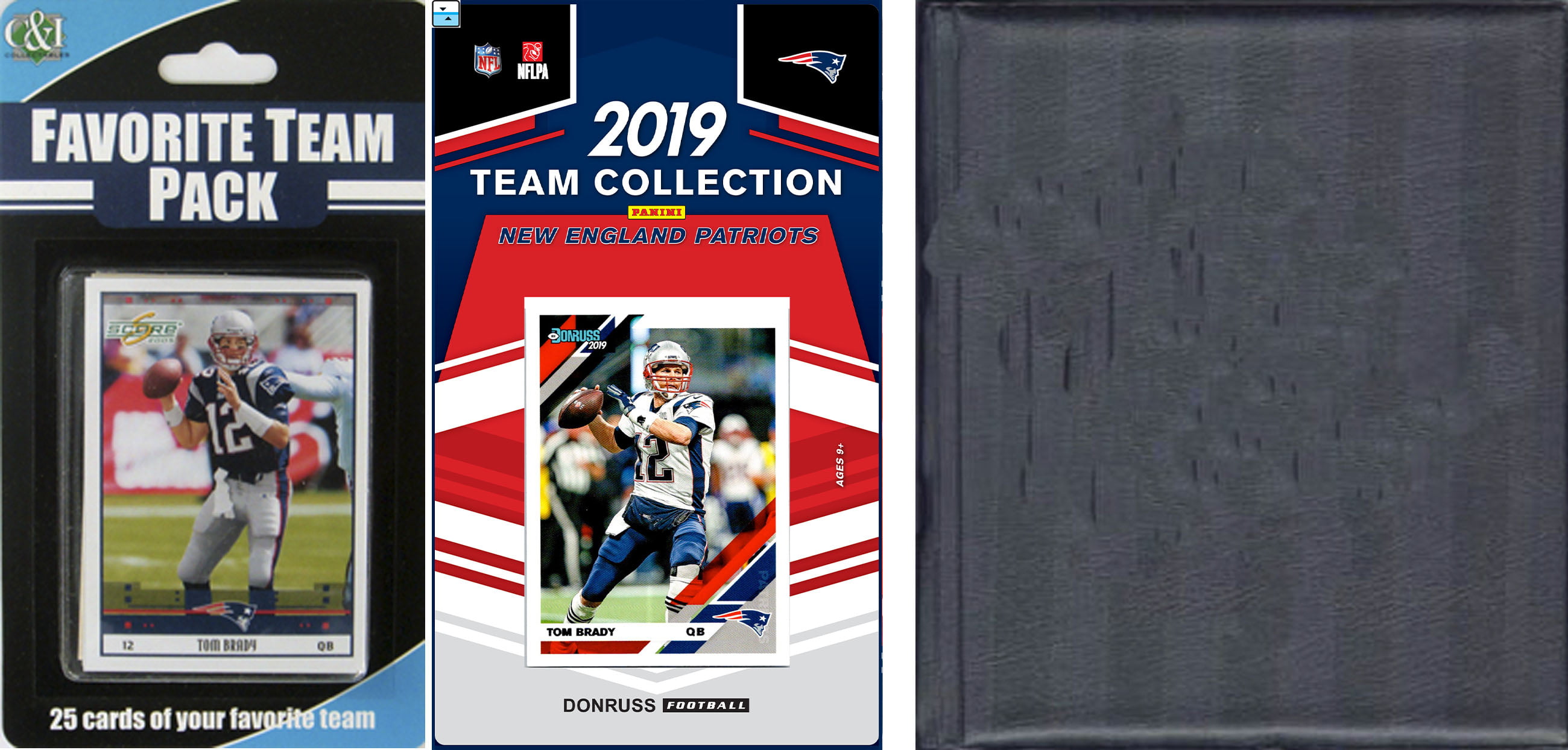 Picture of C&I Collectables 2019PATRIOTSTSC NFL New England Patriots Licensed 2019 Score Team Set & Favorite Player Trading Card Pack Plus Storage Album