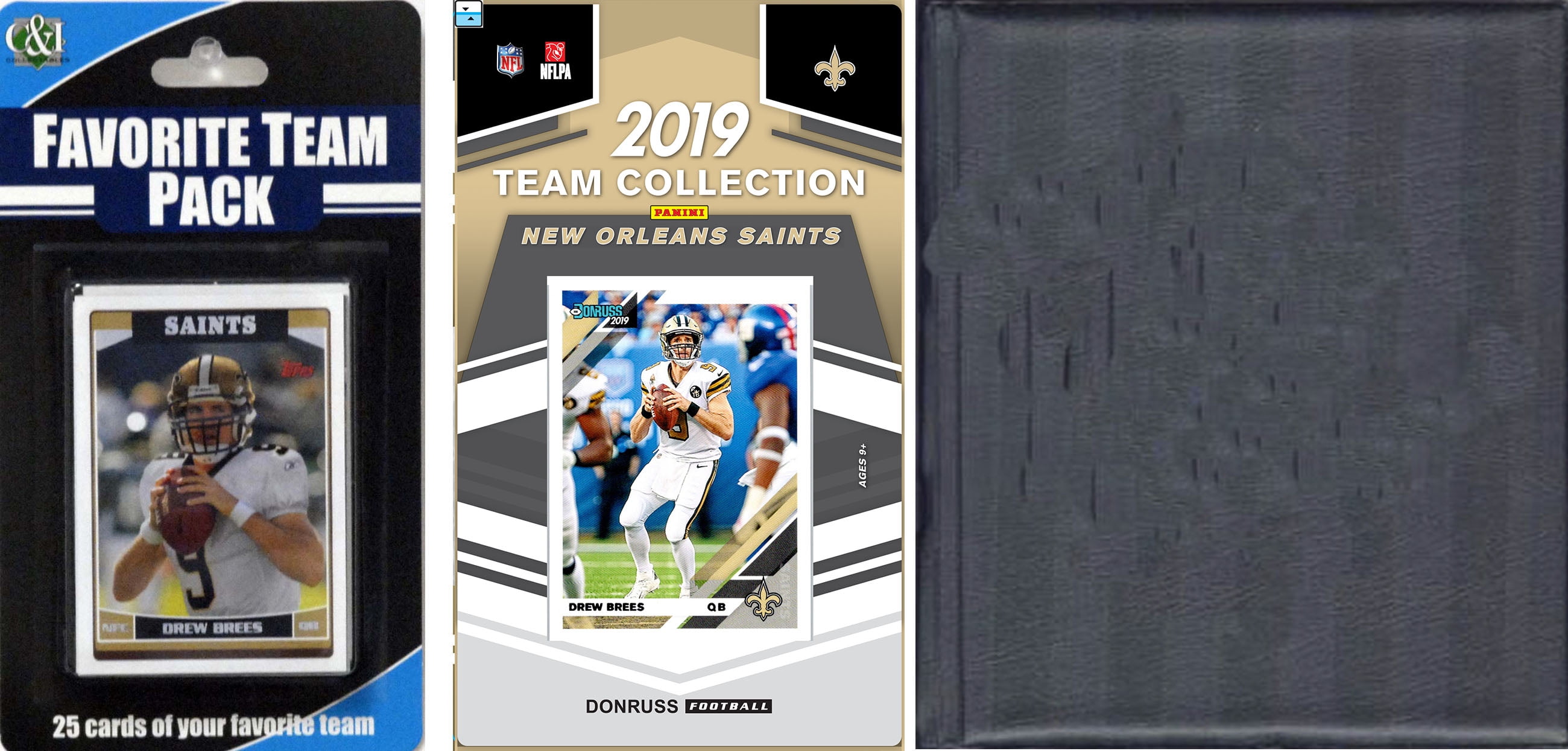 Picture of C&I Collectables 2019SAINTSTSC NFL New Orleans Saints Licensed 2019 Score Team Set & Favorite Player Trading Card Pack Plus Storage Album