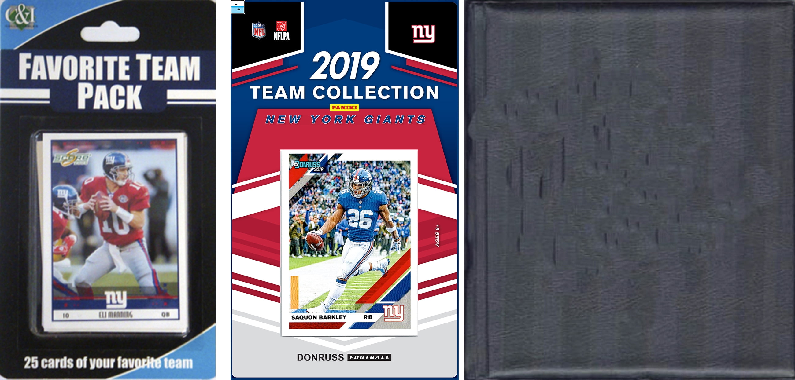 Picture of C&I Collectables 2019NYGTSC NFL New York Giants Licensed 2019 Score Team Set & Favorite Player Trading Card Pack Plus Storage Album
