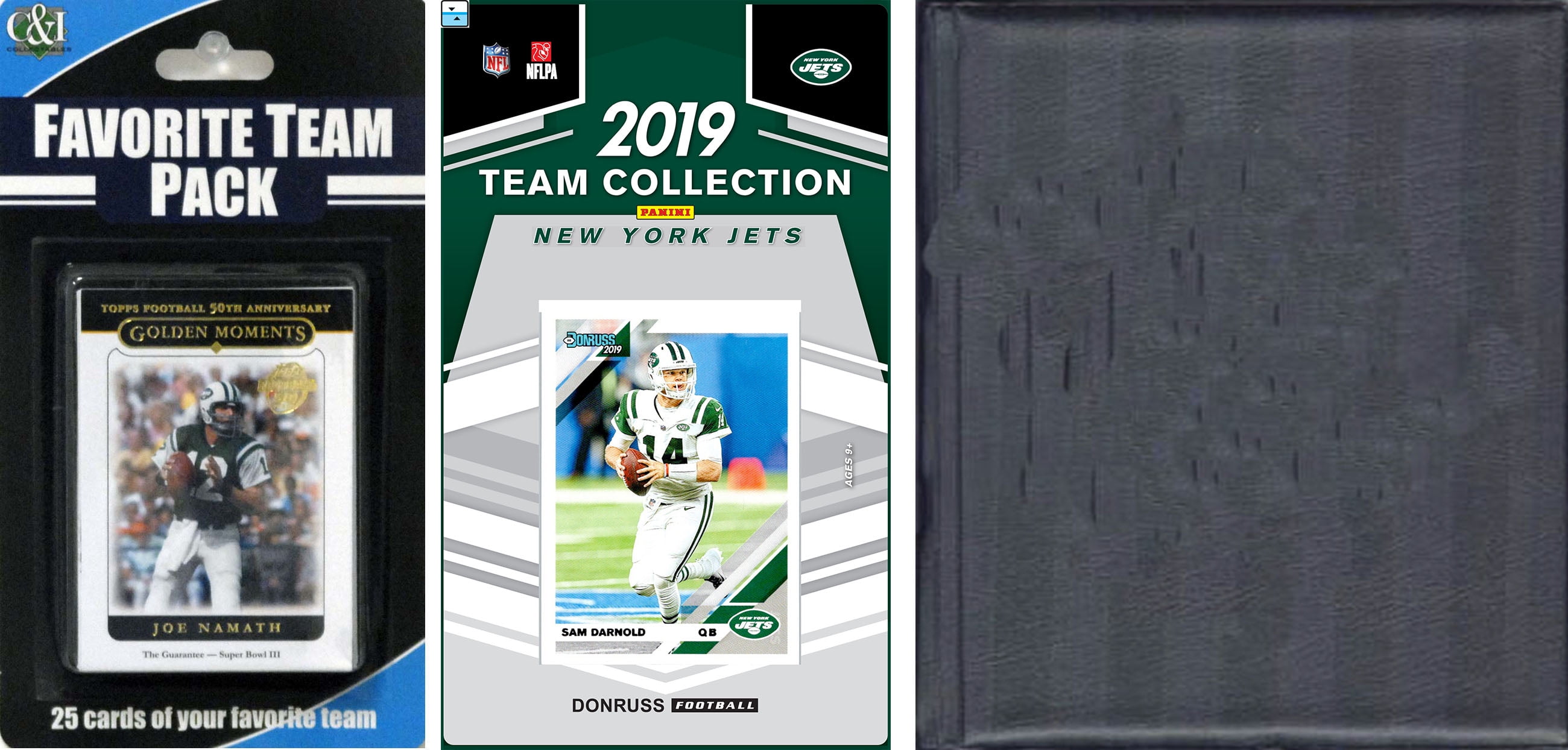 Picture of C&I Collectables 2019JETSTSC NFL New York Jets Licensed 2019 Score Team Set & Favorite Player Trading Card Pack Plus Storage Album