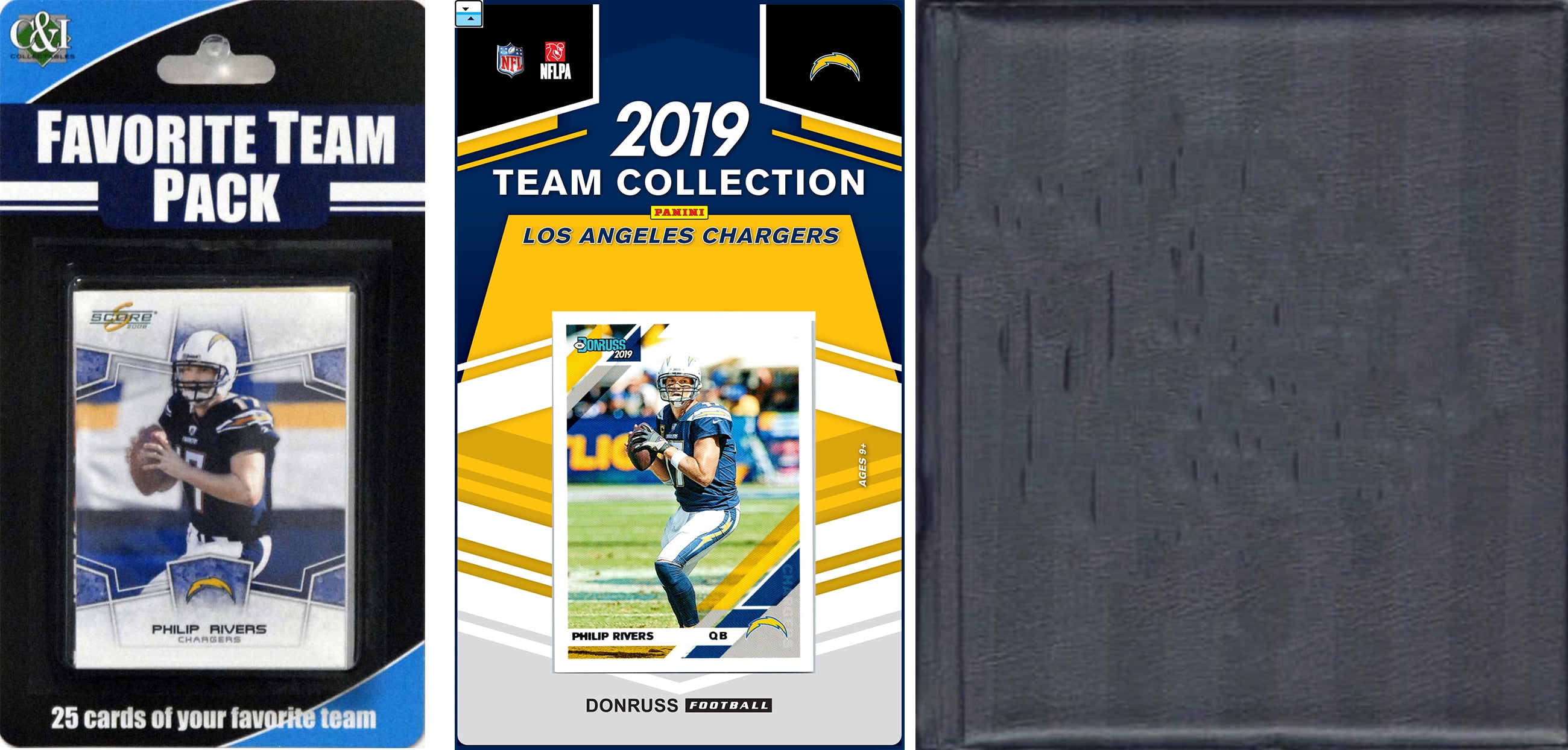 Picture of C&I Collectables 2019CHARGERSTSC NFL Los Angeles Chargers Licensed 2019 Score Team Set & Favorite Player Trading Card Pack Plus Storage Album