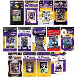Picture of C & I Collectables VIKINGS1320TS NFL Minnesota Vikings 13 Different Licensed Trading Card Team Sets
