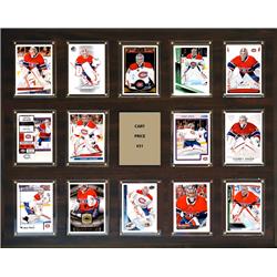 Picture of C & I Collectables 162014CPRICE 16 x 20 in. NHL Carey Price Montreal Canadians 14-Card Plaque