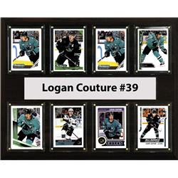 Picture of C & I Collectables 1215COUTURE8C 12 x 15 in. NHL Logan Couture San Jose Sharks 8 Card Plaque