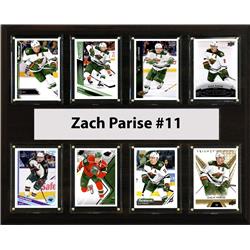 Picture of C & I Collectables 1215PARISE8C 12 x 15 in. NHL Zach Parise Minnesota Wild 8 Card Plaque