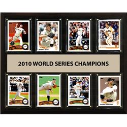 C & I Collectables 1215WS108C 12 x 15 in. MLB San Francisco Giants 2010 World Series - 8-Card Plaque -  C & I Collectables Inc