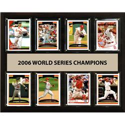 C & I Collectables 1215WS068C 12 x 15 in. MLB St. Louis Cardinals 2006 World Series - 8-Card Plaque -  C & I Collectables Inc