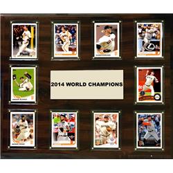 C & I Collectables 1518WS14 15 x 18 in. MLB San Francisco Giants 2014 World Series - 10-Card Plaque -  C & I Collectables Inc