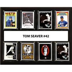 C & I Collectables 1215SEAVER8C 12 x 15 in. MLB Tom Seaver New York Mets 8 Card Plaque -  C & I Collectables Inc