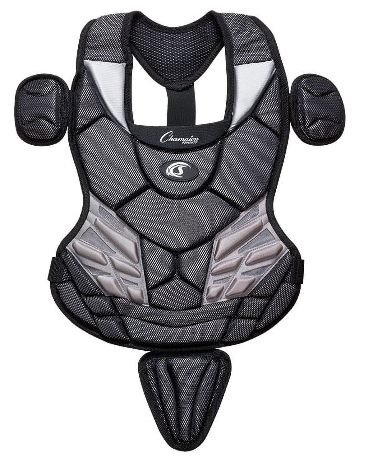 Picture of Champion Sports 03641 Little League Chest Protector with Tail, Black