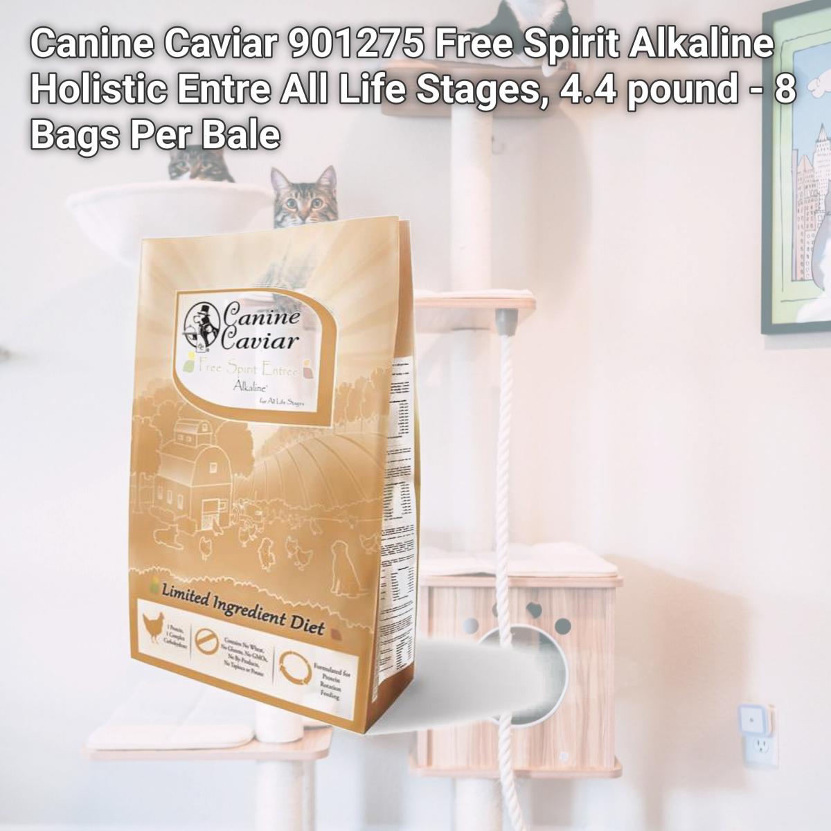 Picture of Canine Caviar 901275 Free Spirit Alkaline Holistic Entre All Life Stages, 4.4 pound - 8 Bags Per Bale