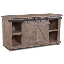 Picture of BesThom BH-2115-060 60 in. Stowe TV Stand with Cable Management&#44; Rustic Gray