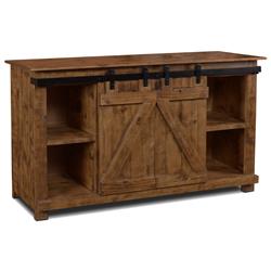 Picture of BesThom BH-2975-060 60 in. Stowe TV Stand with Cable Management&#44; Rustic Brown