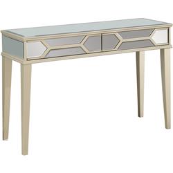 Picture of Camden Isle CI-86427 Keeley 48 in. Antique Silver Rectangle Glass Console Table