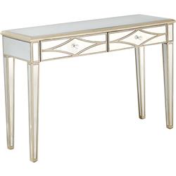 Picture of Camden Isle CI-86439 Huxley 48 in. Champagne Rectangle Glass Console Table