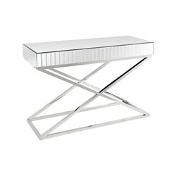 Picture of Camden Isle CI-86530 Kinney 47.2 in. Silver Rectangle Glass Console Table
