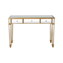 Picture of Camden Isle CI-86515 Cameron 47.25 in. Gold Rectangle Glass Console Table