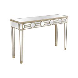 Picture of Camden Isle CI-86533 Lilian 47.2 in. Champagne Rectangle Glass Console Table