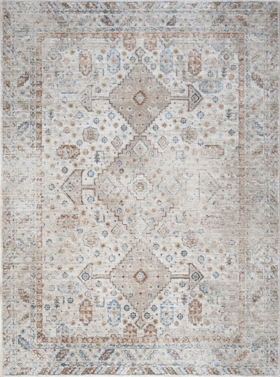 Picture of Conrad Trading GEN7002 5x7 5 ft. 3 in. x 7 ft. 3 in. Generations Traditional Machine Made Rectangle Rug&#44; Beige