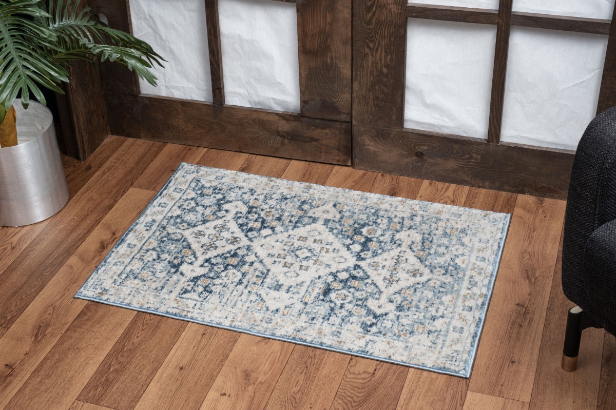 Picture of Conrad Trading GEN7003 2x3 2 x 3 ft. Generations Traditional Machine Made Rectangle Rug&#44; Navy