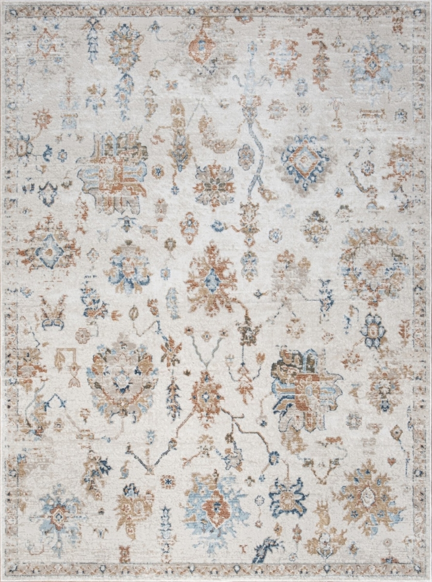 Picture of Conrad Trading GEN7007 5x7 5 ft. 3 in. x 7 ft. 3 in. Generations Traditional Machine Made Rectangle Rug&#44; Ivory