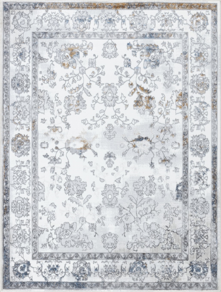 Picture of Conrad Trading CAM8002 5x7 5 ft. 3 x 7 ft. Cambridge Traditional Machine Made Rectangle Rug&#44; Grey