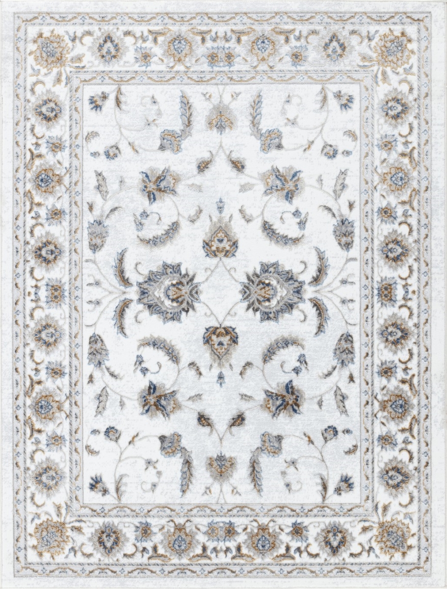 Picture of Conrad Trading CAM8005 5x7 5 ft. 3 x 7 ft. Cambridge Traditional Machine Made Rectangle Rug&#44; Off-White