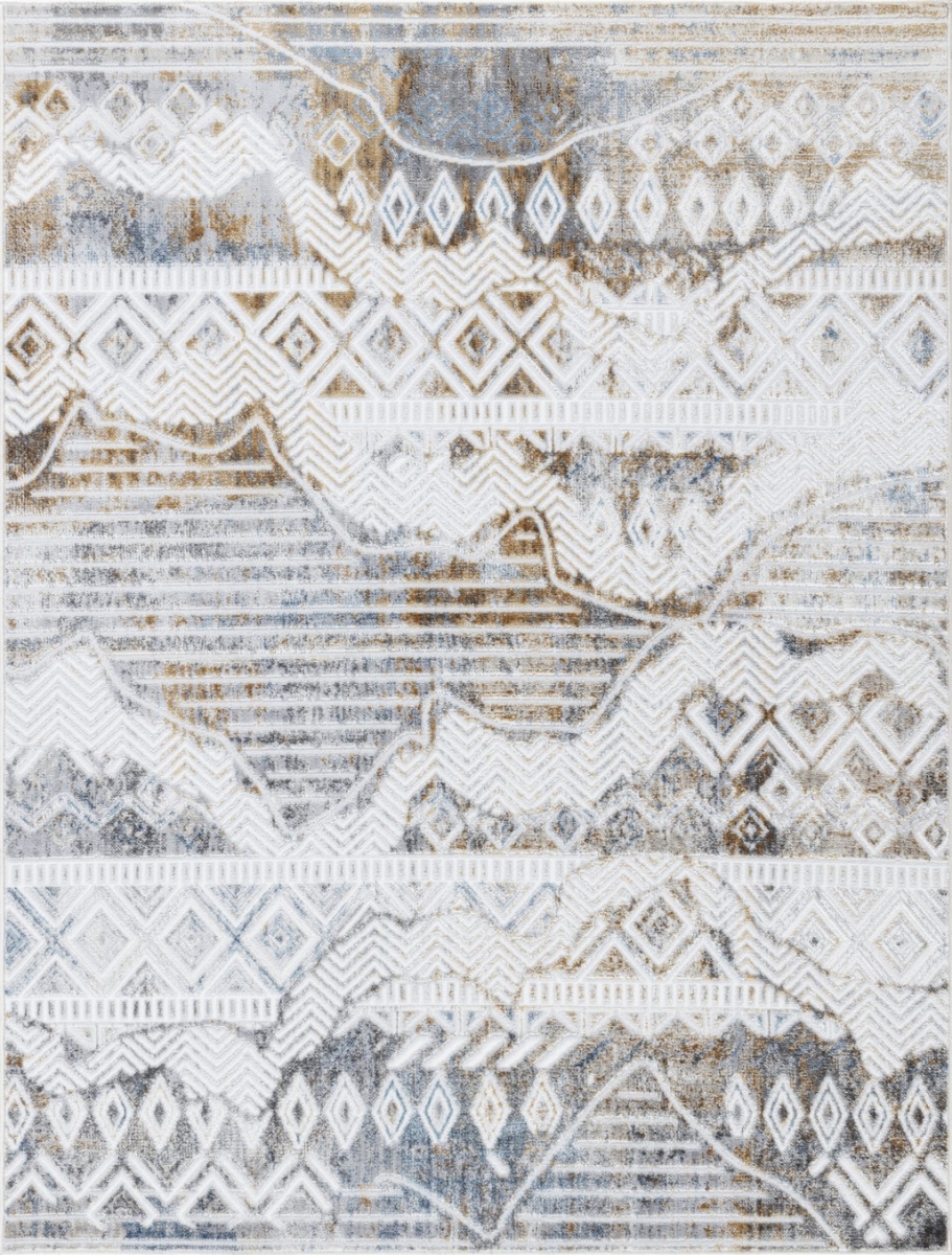 Picture of Conrad Trading CAM8006 5x7 5 ft. 3 x 7 ft. Cambridge Traditional Machine Made Rectangle Rug&#44; Off-White