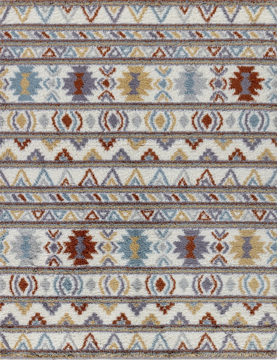 Picture of Conrad Trading CZY1008 5x7 5 ft. 3 x 7 ft. Cozy Shag Machine Made Rectangle Rug&#44; Ivory